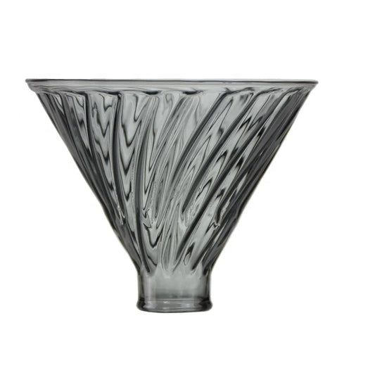 Drip - szkło i drewno