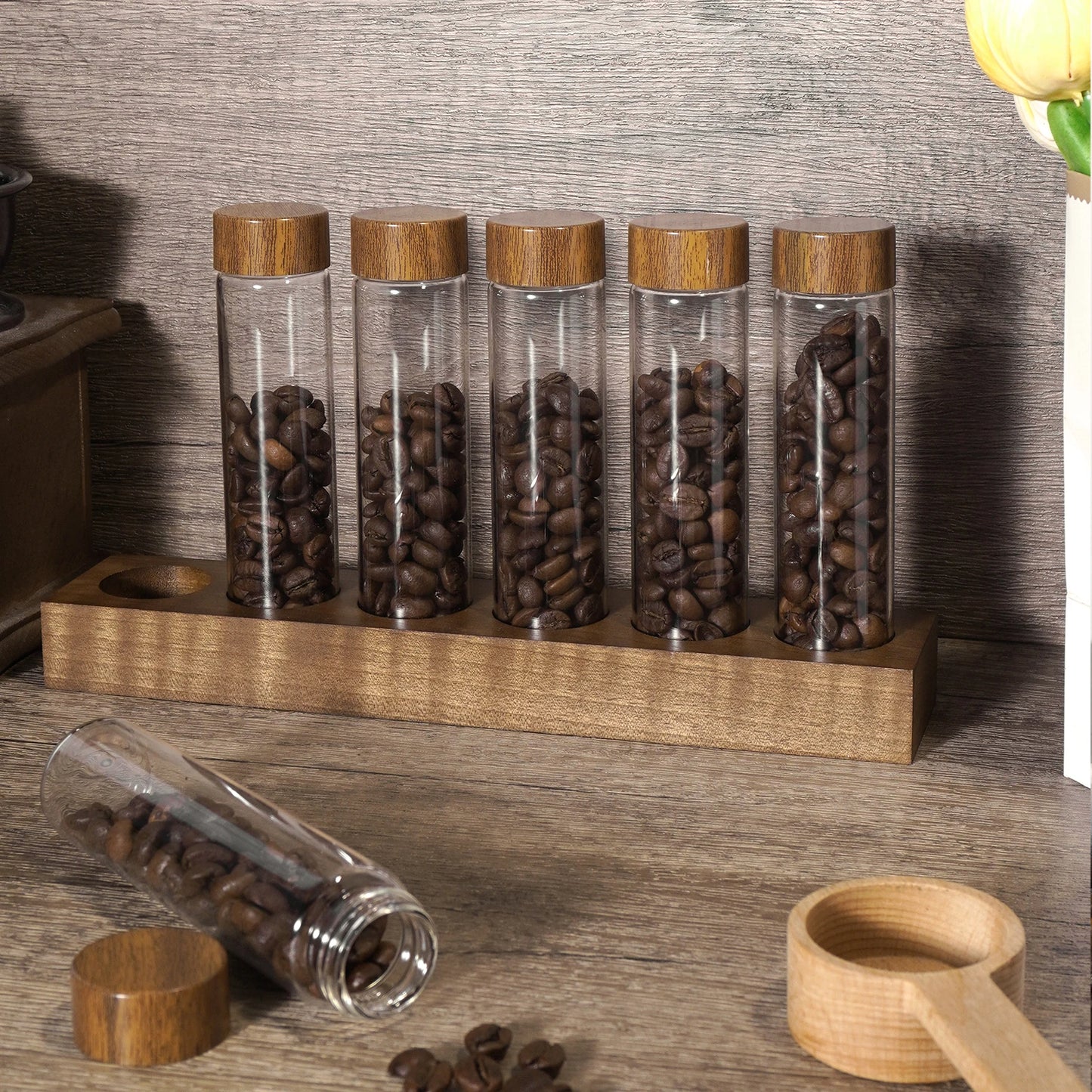 Szklane pojemniki porcjowane na kawę - 17g