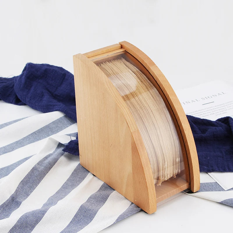 Pojemnik na filtry do kawy - drewniany