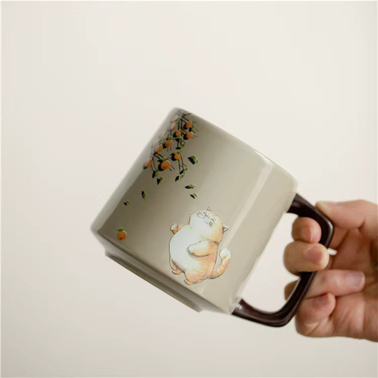 Kubek ceramiczny z zaparzaczem Muguri - 360ml