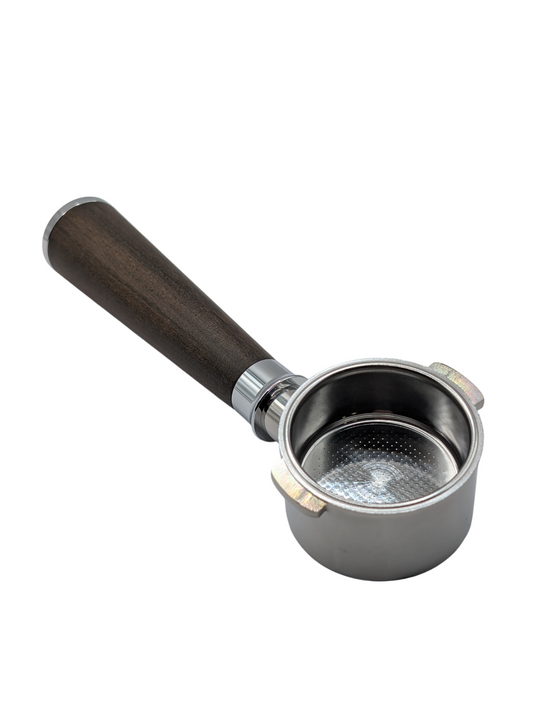 Kolba do ekspresu 51mm bezdenna - Ciemne drewno