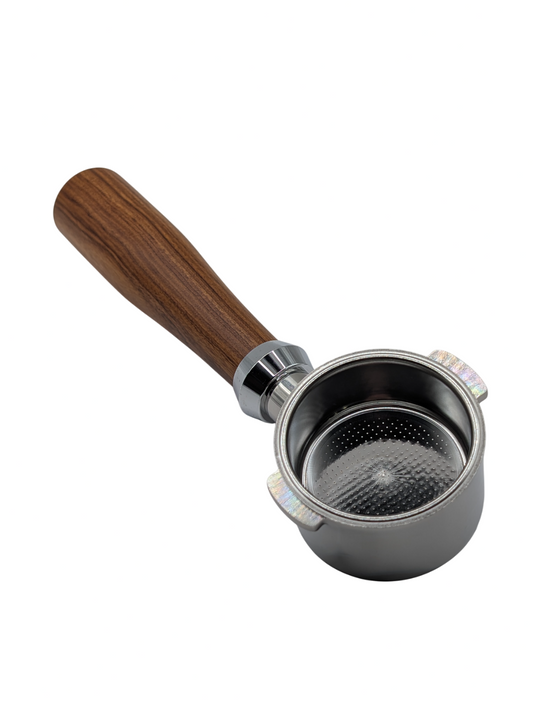 Kolba do ekspresu 51mm bezdenna - Czerwone drewno 1