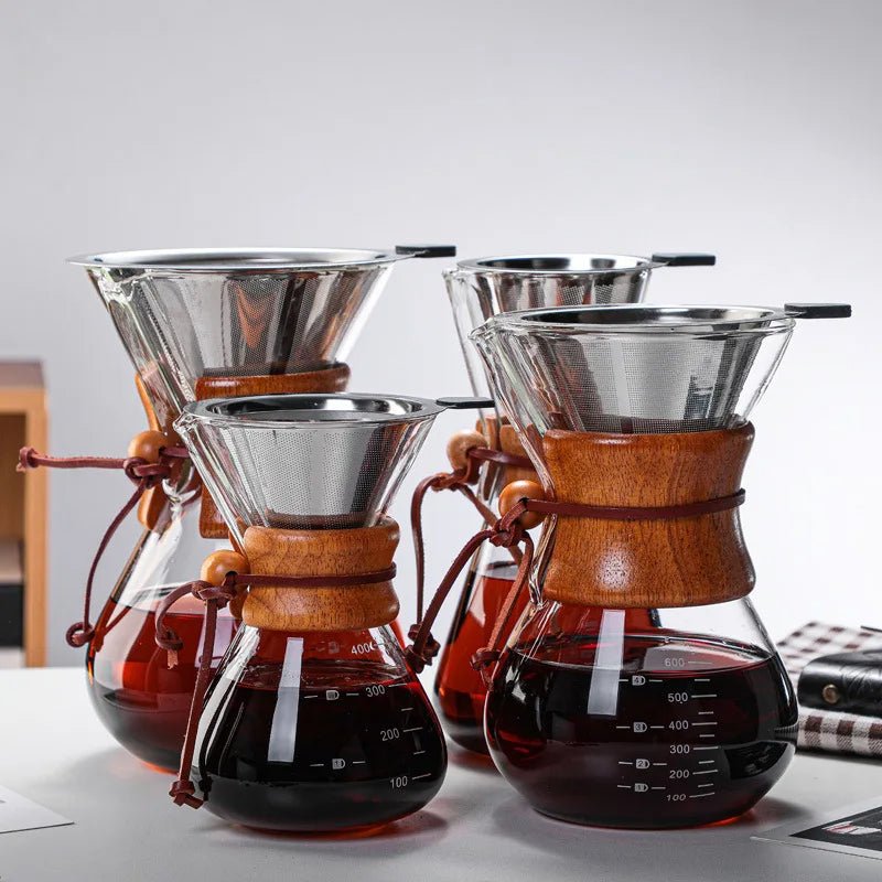 Chemex z metalowym filtrem 400 - 800ml - Zaparzacze do kawy - Kaffinity