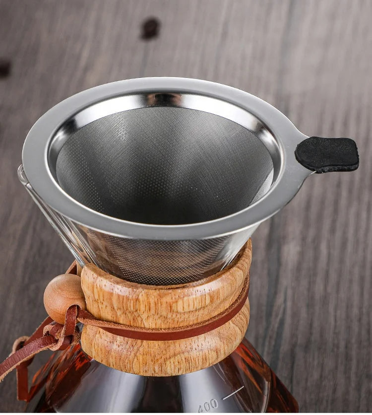 Zaparzacz do kawy z metalowym filtrem – model Diamentowy