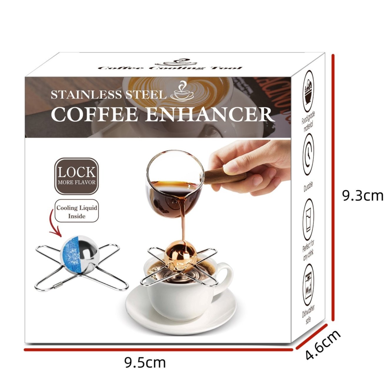 Kula chłodząca do espresso - espresso chilling ball - Akcesoria do espresso - Kaffinity