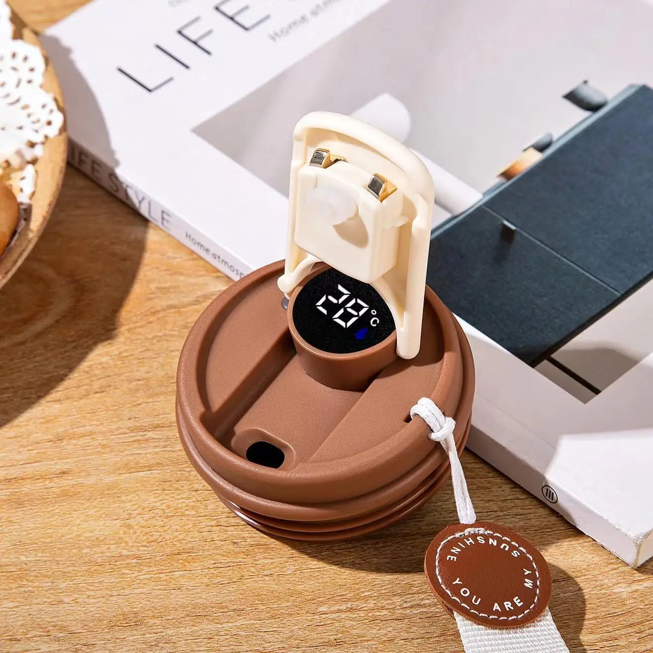 Kubek termiczny smart z wyświetlaczem temperatury