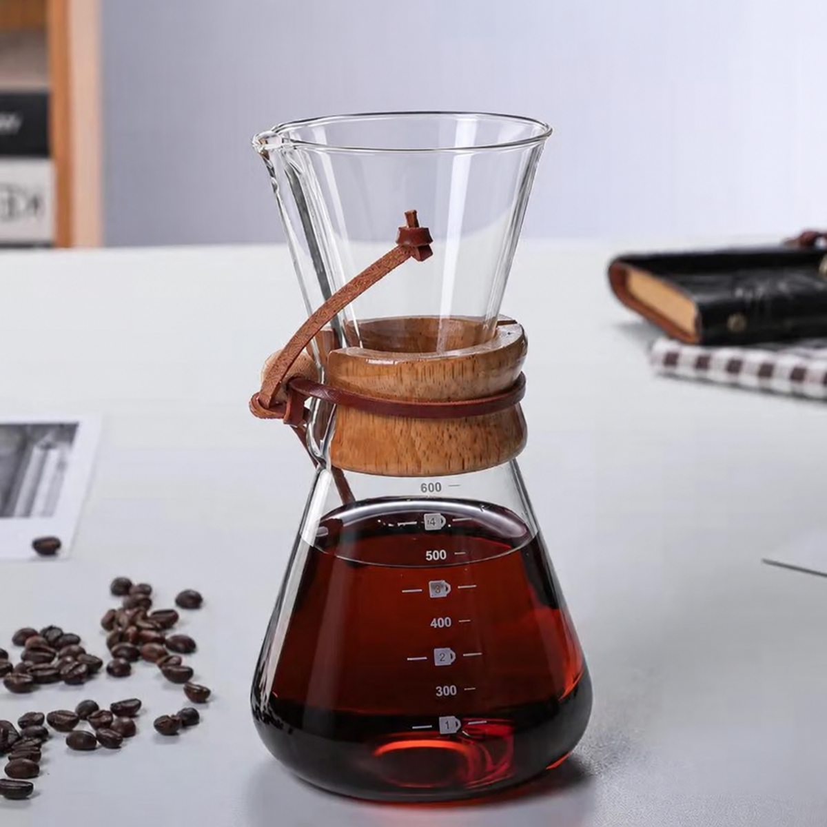 Zaparzacz do kawy typu chemex 400-800ml