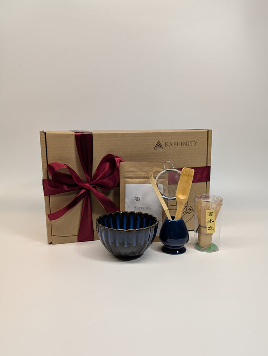 Zestaw prezentowy - Azure Blossom + matcha