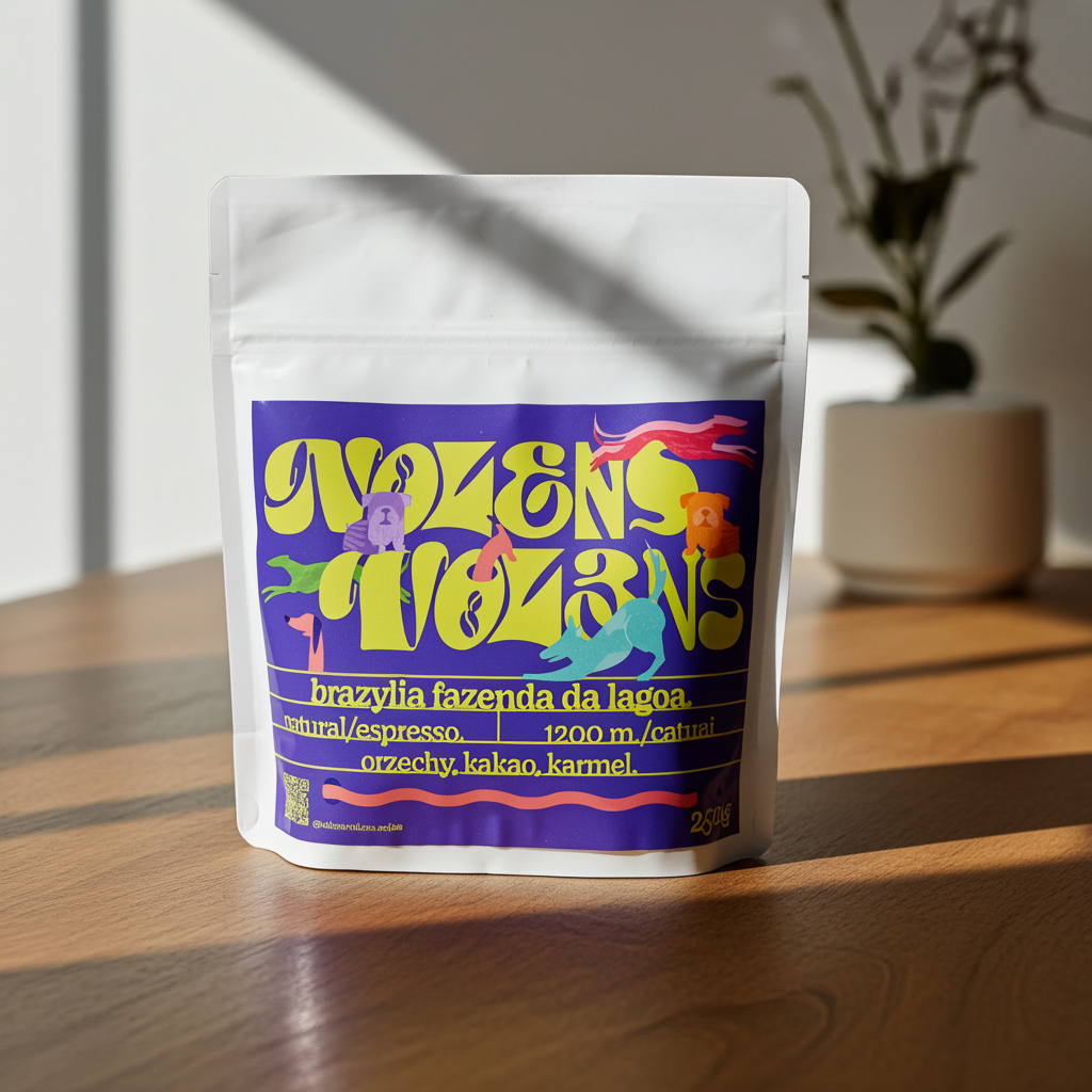 Nolens Volens Brazylia Fazenda da Lagoa – kawa ziarnista pod espresso 250g